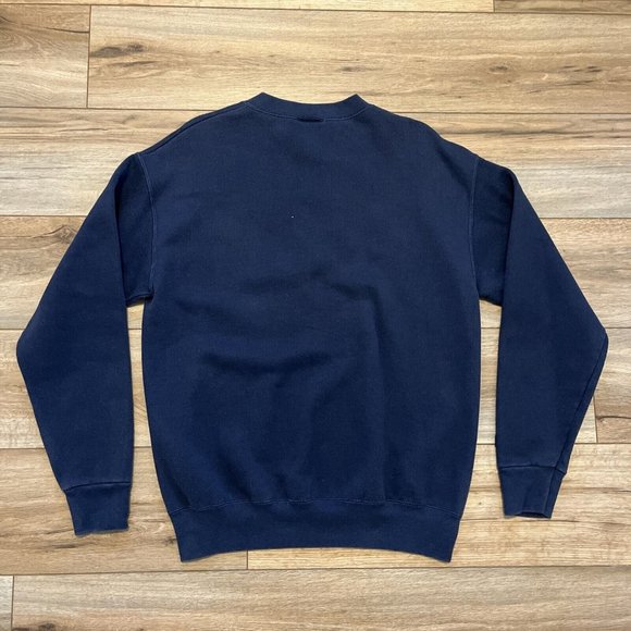 Jansport Campbell University Sweatshirt SZ Medium Navy Vintage 90s USA Made - Picture 5 of 9